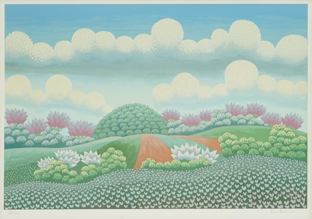 Ivan Rabuzin comparable auction result: ivan rabuzin 1921 2008 fields of flowers