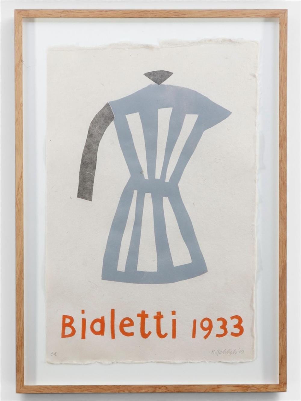 Klaas Gubbels comparable auction result: klaas gubbels born 1934 bialetti 1933 2010 woodcut on handmade paper annotated ea preuve d artiste and signed and dated 10 in pencil 70 x 50 cm