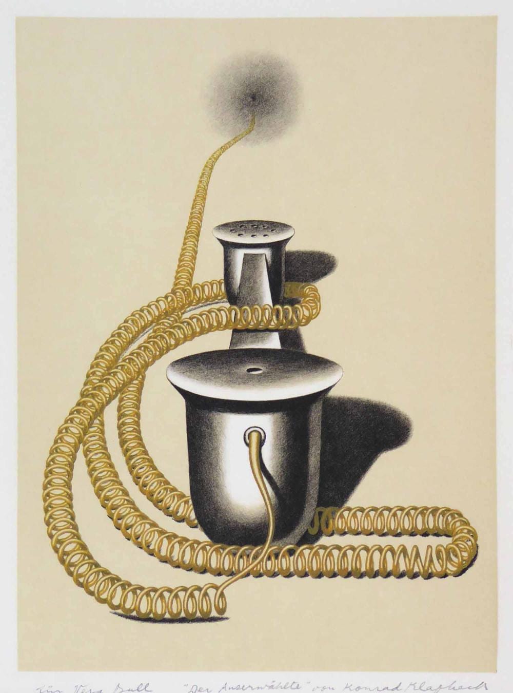 Konrad Klapheck comparable auction result: konrad klapheck der auserw hlte