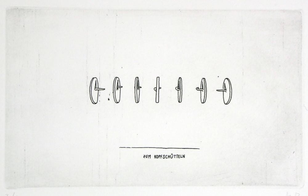 markus raetz zum kopfsch tteln · Dr. Andreas Sturies Moderne Kunst & Auktionen · 2026-05-16 Markus Raetz comparable auction result: markus raetz zum kopfsch tteln