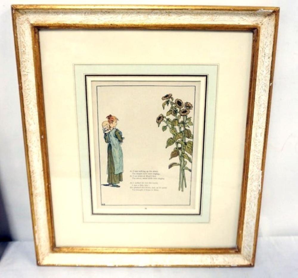 Kate Greenaway comparable auction result: kate greenaway print