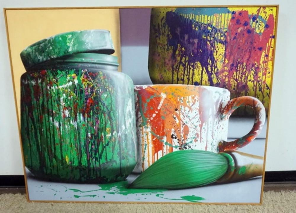 Oscar Lakeman comparable auction result: oscar lakeman oil painting