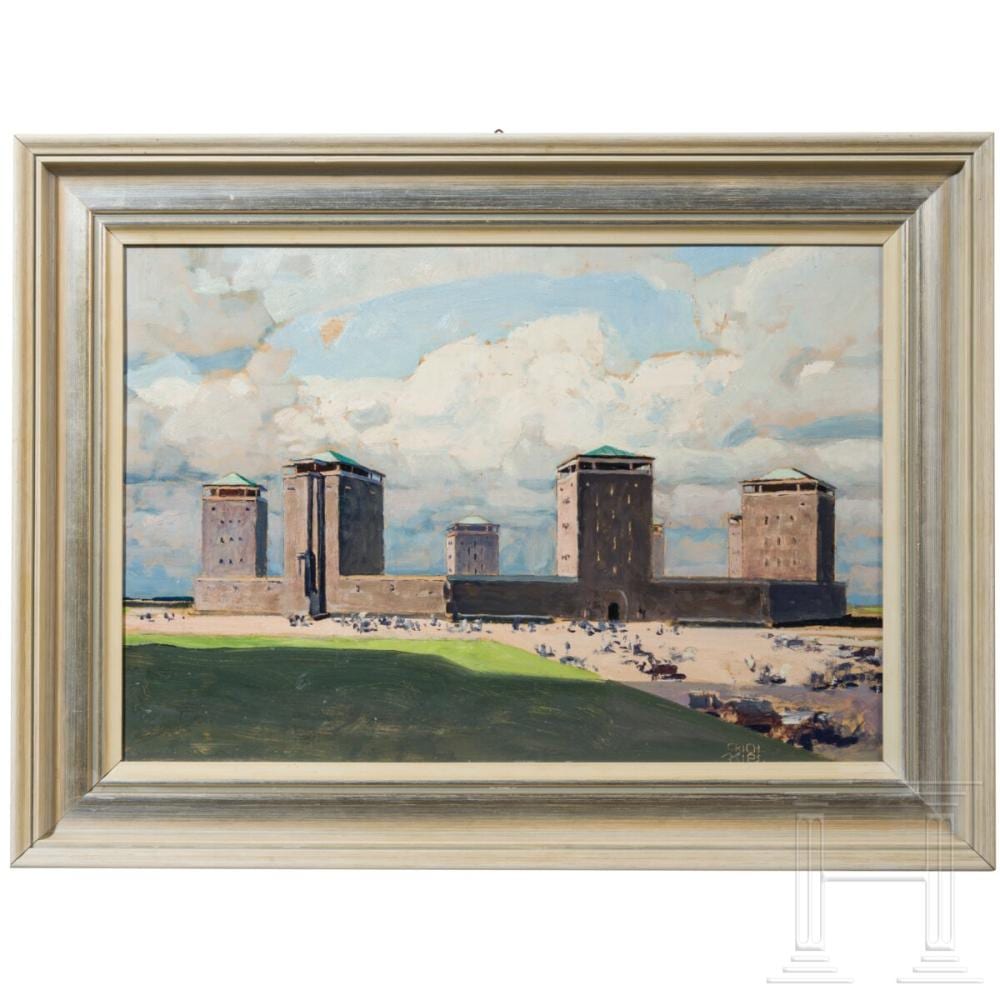 erich kips 1869 1945 a painting of the tannenberg memorial germany 1940s · Hermann Historica GmbH · 2026-05-23 Erich Kips comparable auction result: erich kips 1869 1945 a painting of the tannenberg memorial germany 1940s