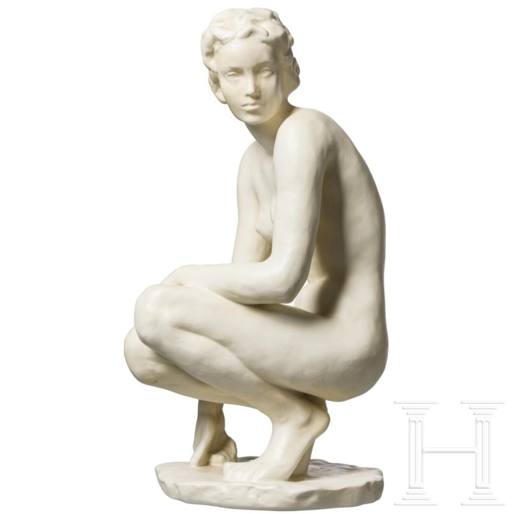 Fritz Klimsch comparable auction result: fritz klimsch die hockende