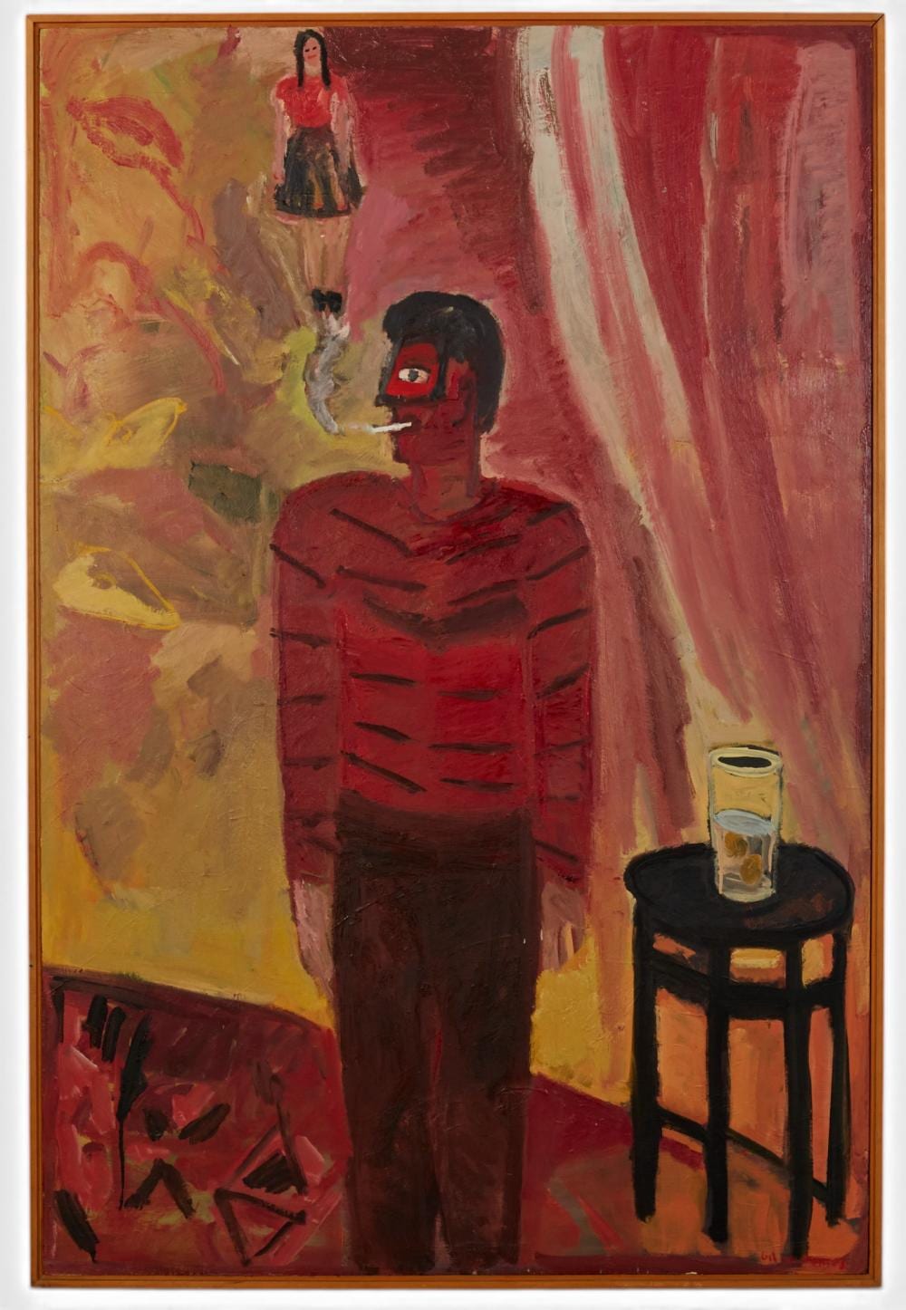 Roberto Gil de Montes comparable auction result: roberto gil de montes american b 1950 fortune teller oil on board 74 x 50in 188 x 127cm