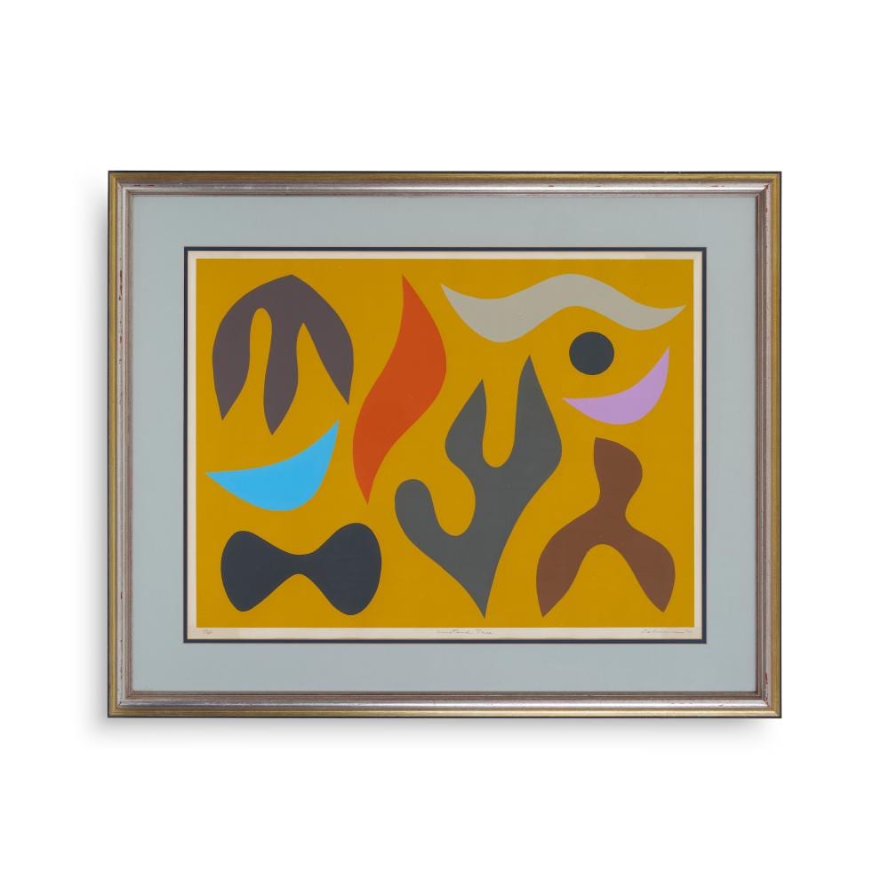 John Coburn comparable auction result: john coburn 1925 2006 mustard tree 1975