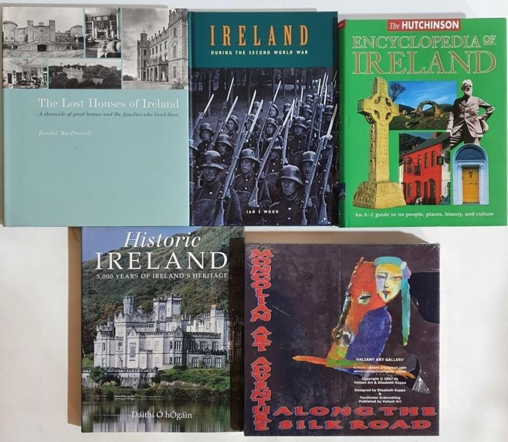 Diya al-Azzawi comparable auction result: coffee table books historic ireland 5000 years of ireland s heritage by d