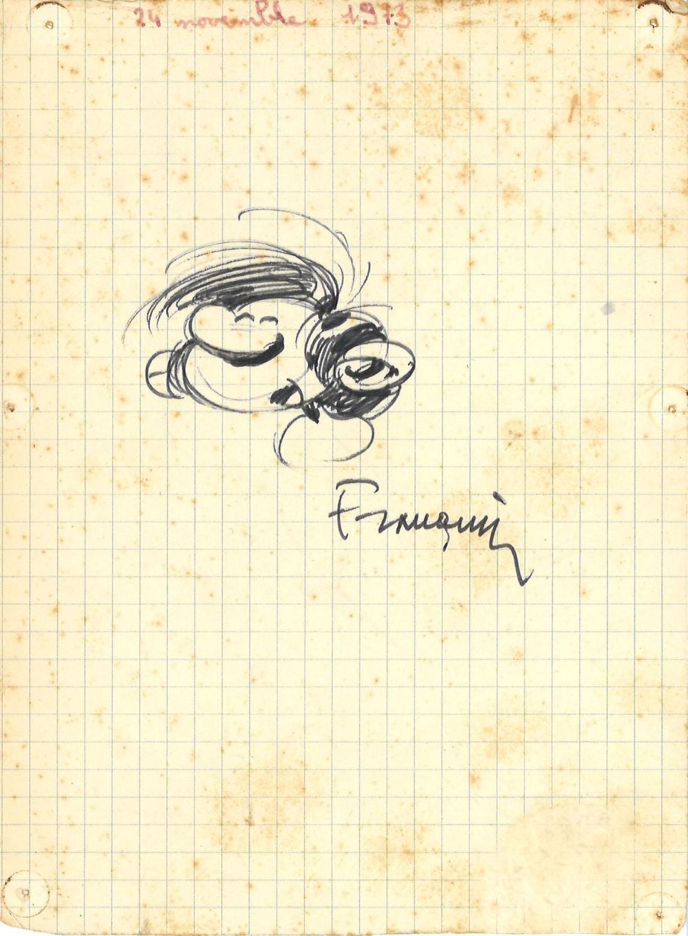 franquin 1924 1997 gaston lagaffe dessin · HVMC - Hôtel des Ventes de Monte-Carlo · 2026-05-12 Jules Joseph Etienne Colmia comparable auction result: franquin 1924 1997 gaston lagaffe dessin