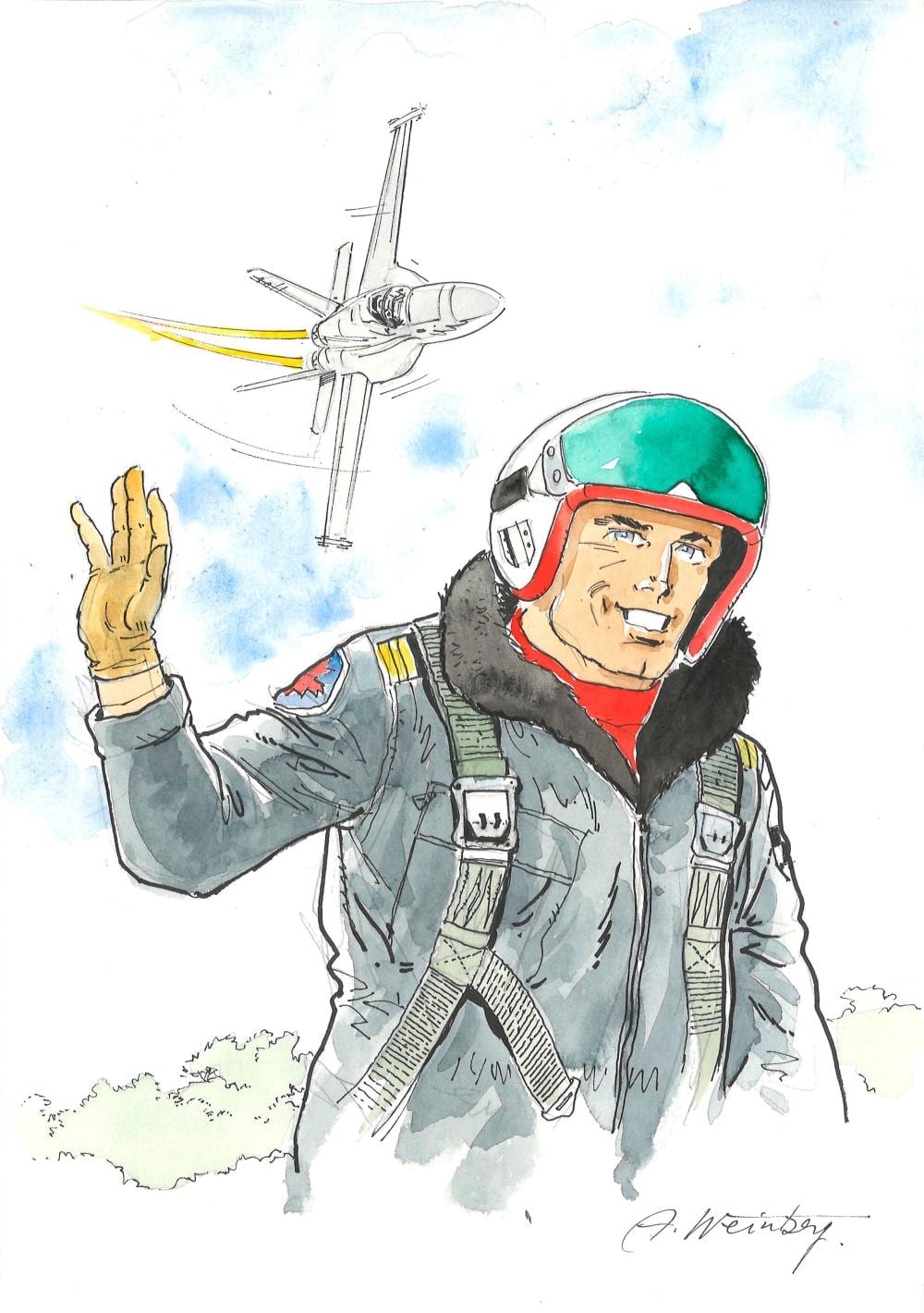 Albert Weinberg comparable auction result: albert weinberg 1922 2011 dan cooper dessin couleurs
