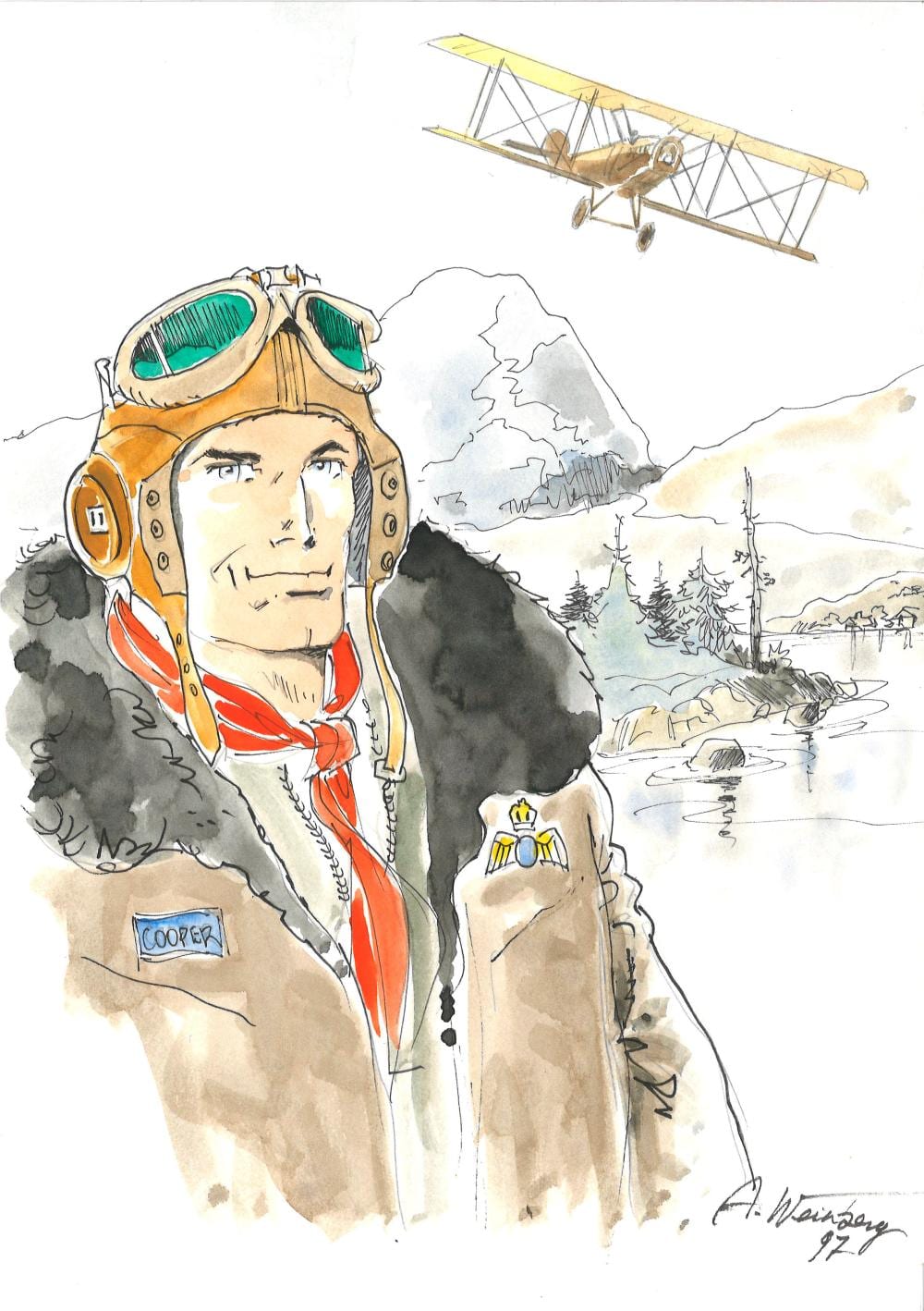 Albert Weinberg comparable auction result: albert weinberg 1922 2011 dan cooper dessin couleurs