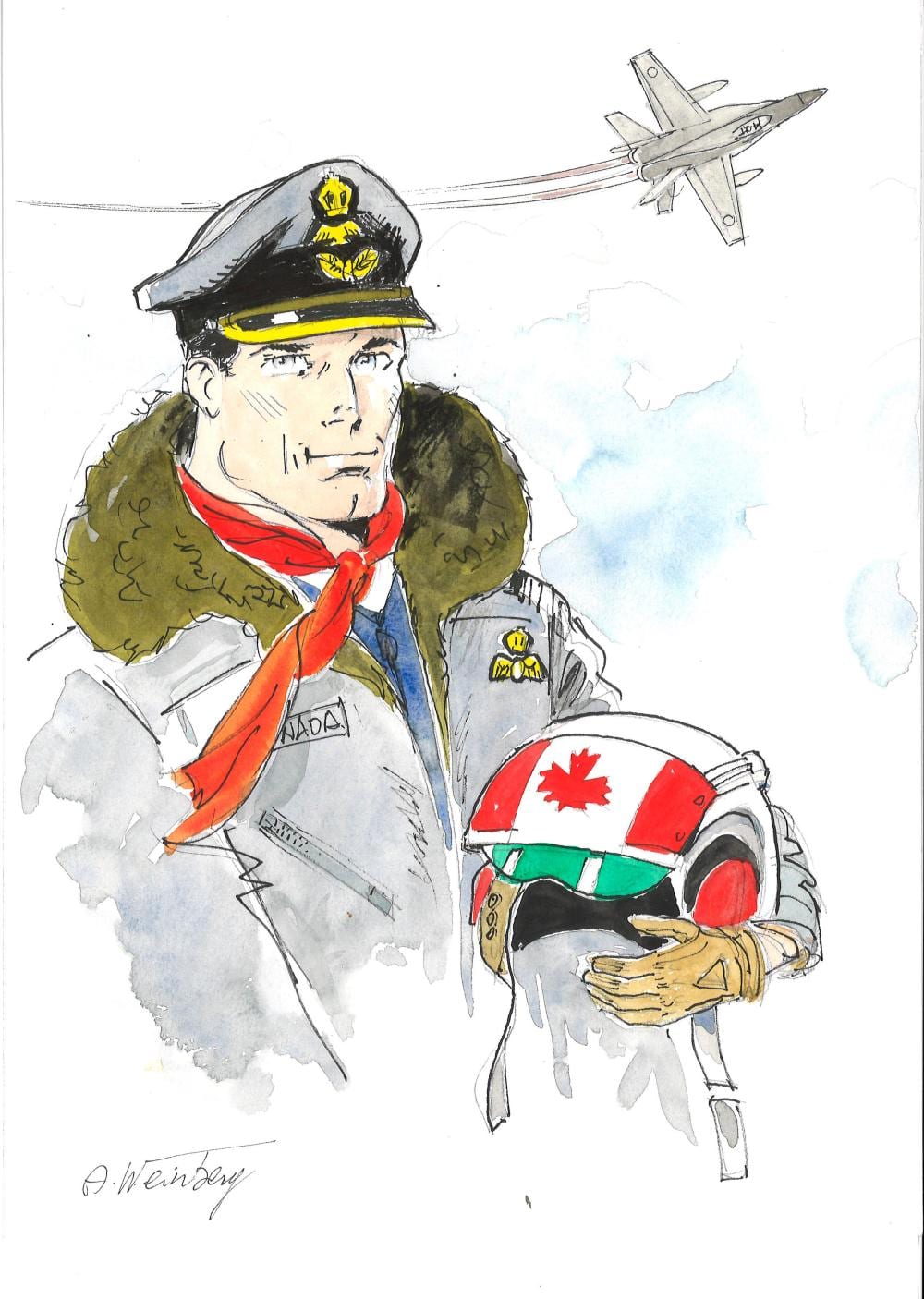 Albert Weinberg comparable auction result: albert weinberg 1922 2011 dan cooper dessin couleurs