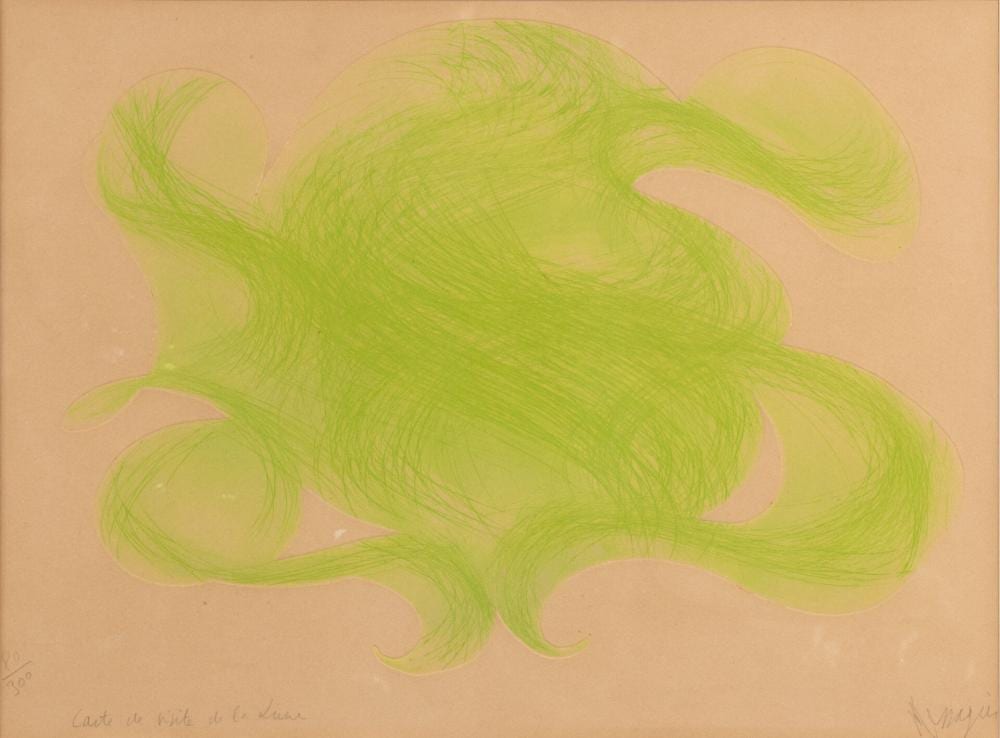 Jean Messagier comparable auction result: jean messagier 1920 1999