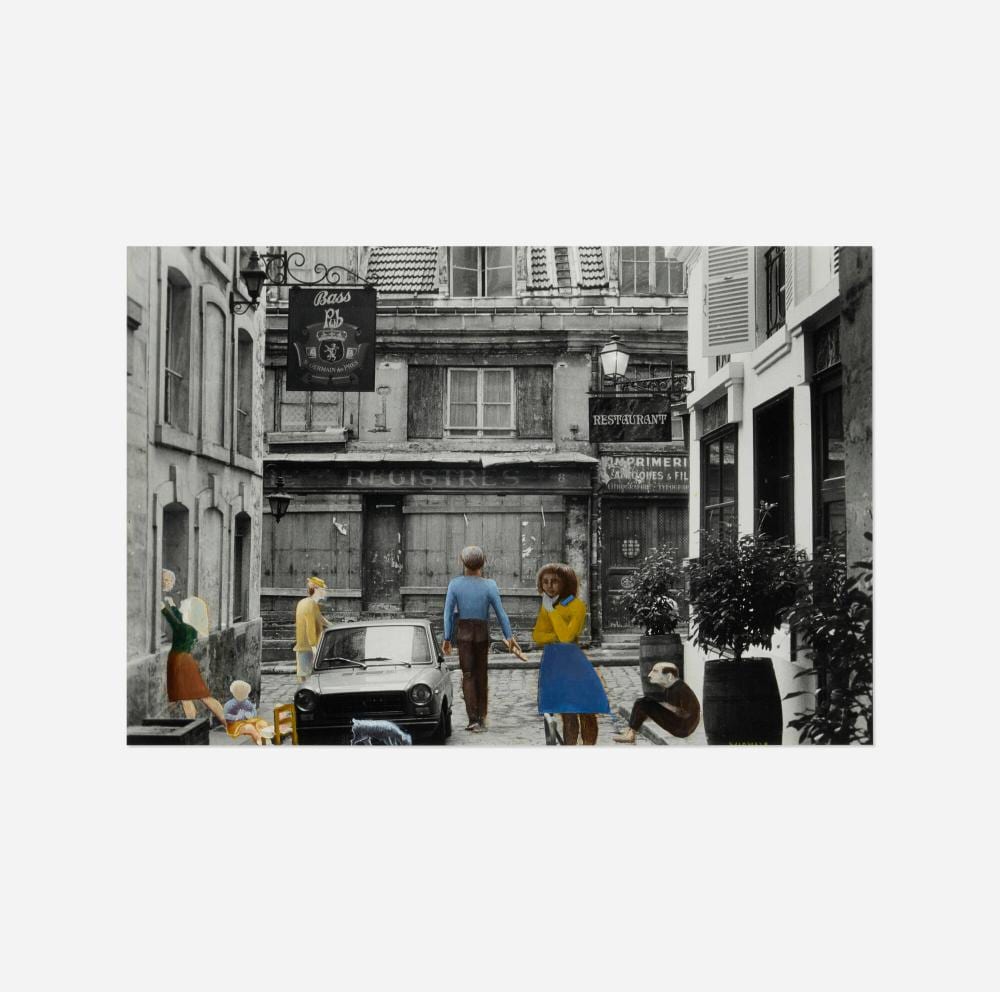 Duane Michals comparable auction result: duane michals passage du commerce