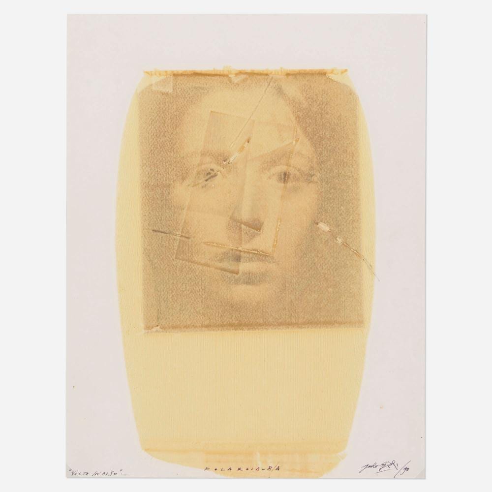 Paolo Gioli comparable auction result: paolo gioli volto inciso