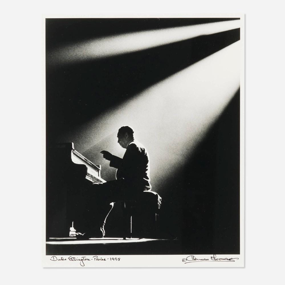 Herman Leonard comparable auction result: herman leonard duke ellington paris