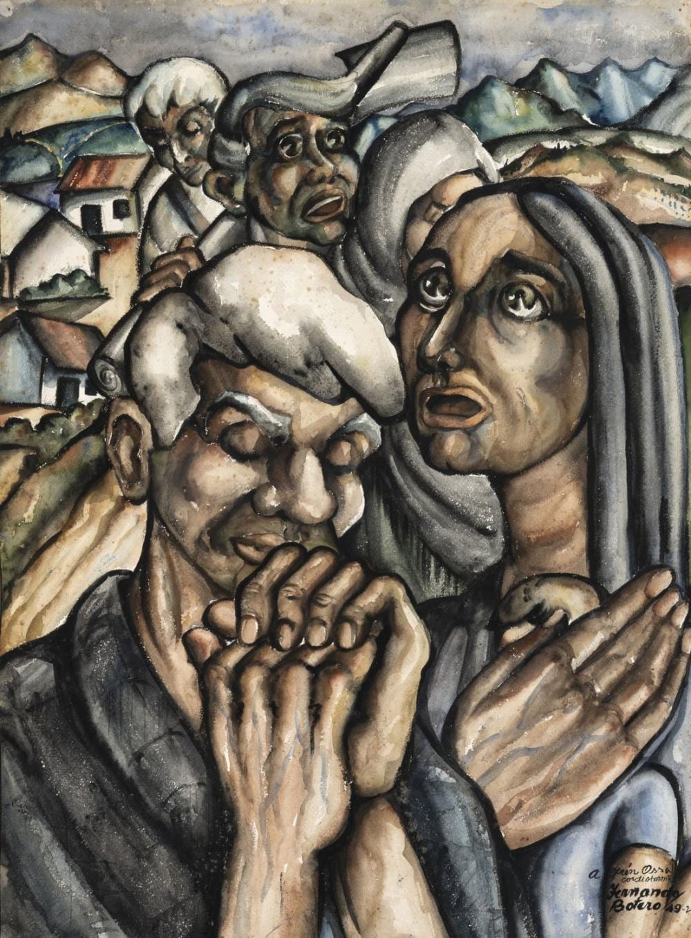 Fernando Botero, La plegaria comparable sale