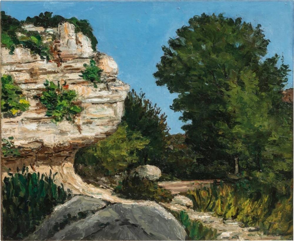 Paul Cézanne 保羅・塞尚 | Rochers 岩石 comparable sale