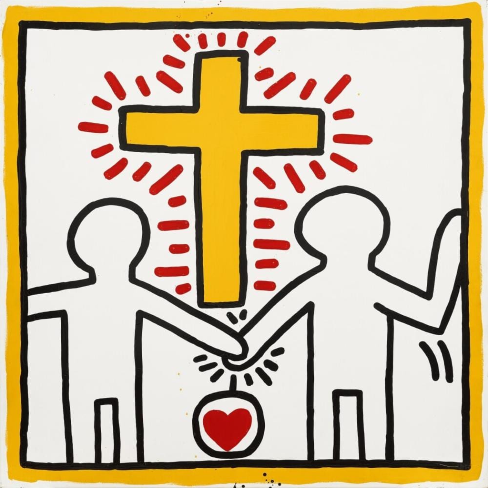 Keith Haring 凱斯 · 哈林 | Untitled 無題 comparable sale