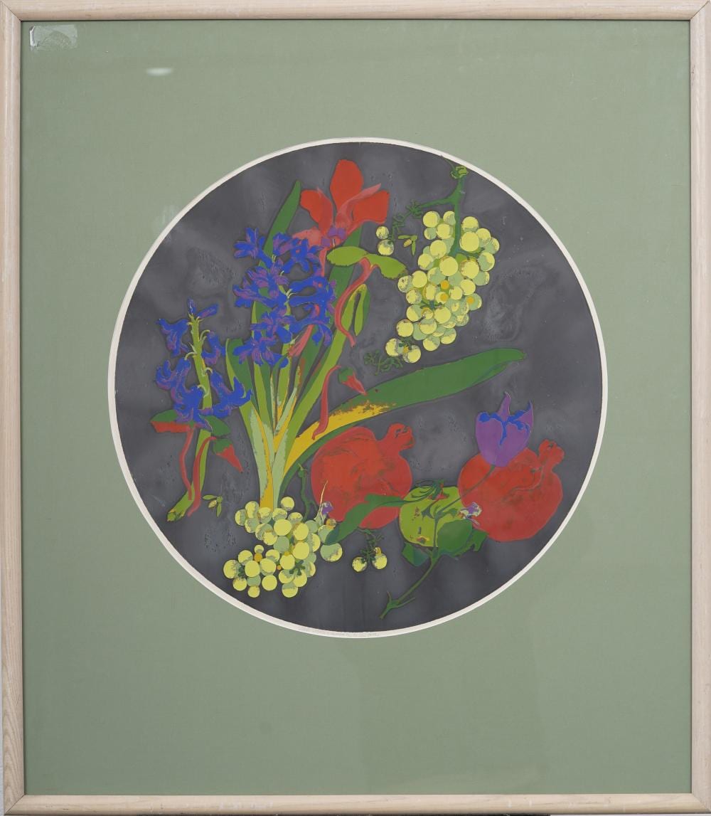 Malle Leis comparable auction result: malle leis estonian 1940 2017 liiliad lxxviii 1979 serigraph on paper limited edition print