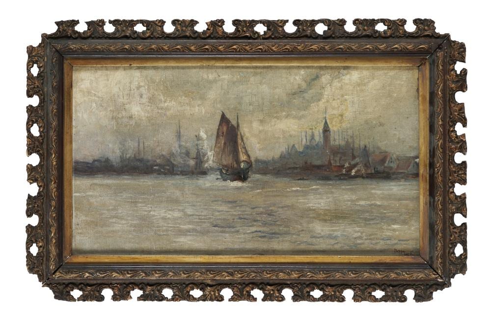 beppe ciardi laguna veneziana 1800 · GONNELLI CASA D'ASTE srl · 2026-05-20 Beppe Ciardi comparable auction result: beppe ciardi laguna veneziana 1800