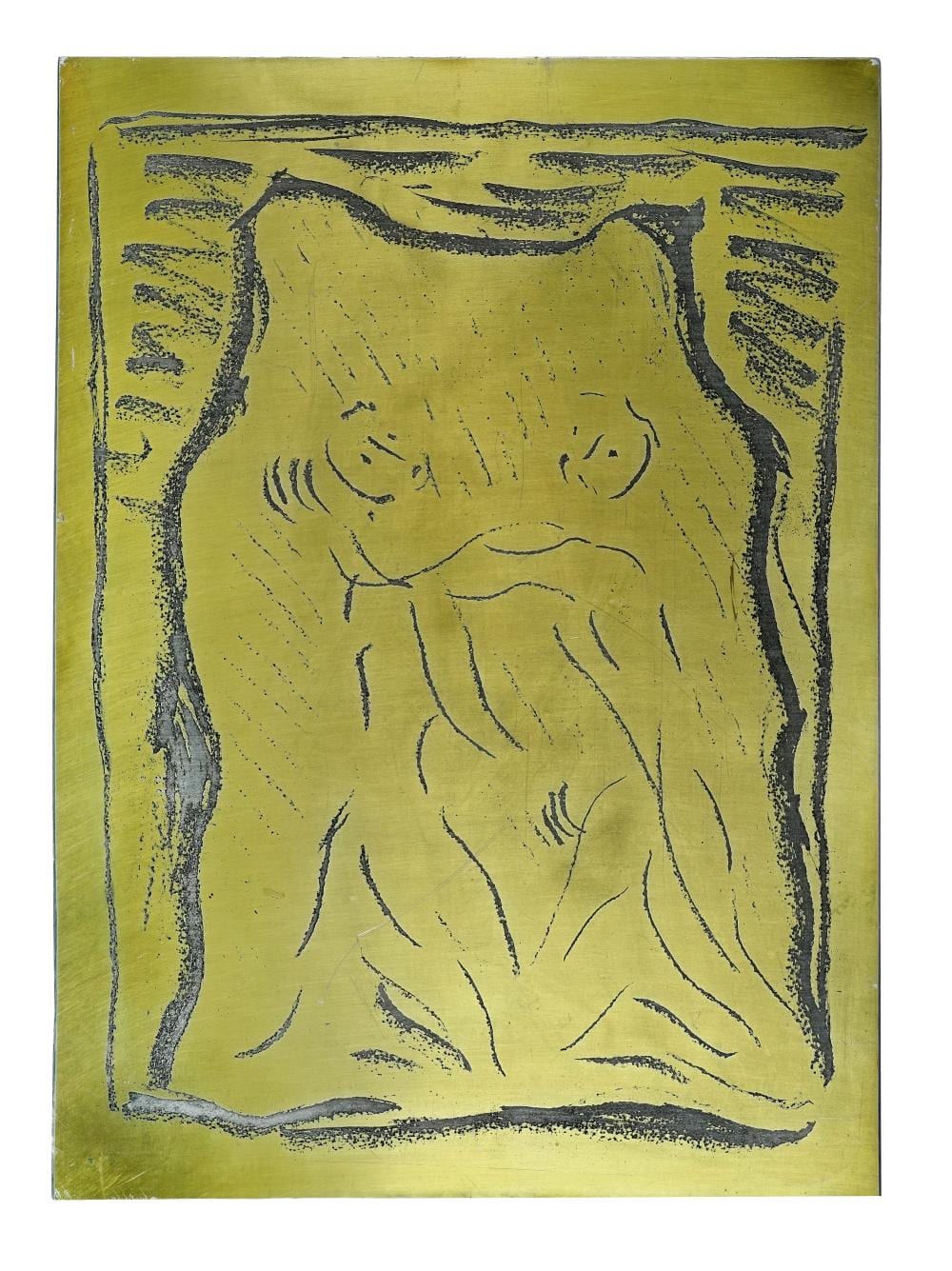 Virgilio Guidi comparable auction result: virgilio guidi lastra per incontro azzurro 1983