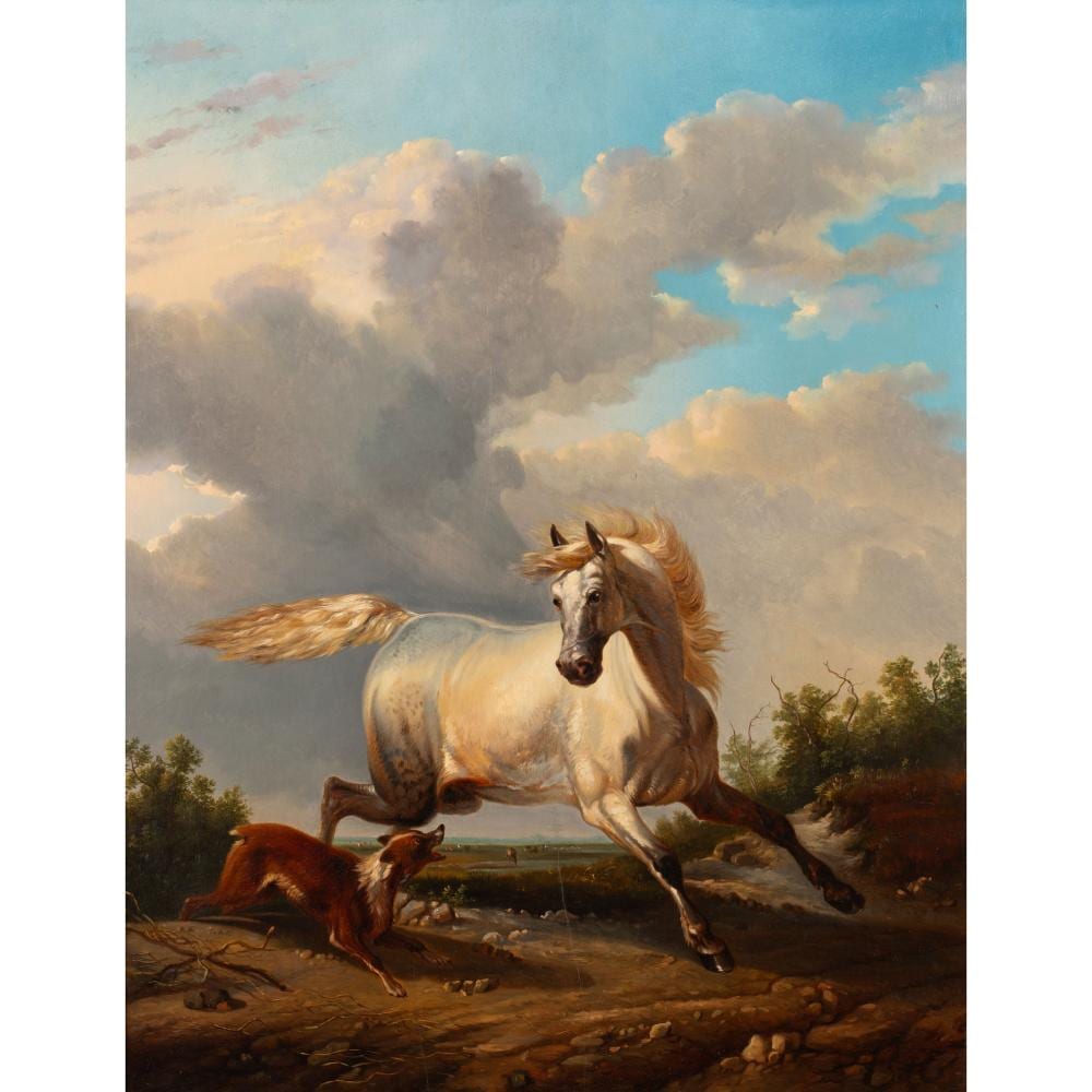Eugène Joseph Verboeckhoven comparable auction result: eug ne joseph verboeckhoven 1798 1881 attributed the hunt