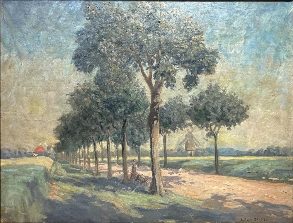 Luplau Janssen comparable auction result: luplau janssen danish b 1869 oil on canvas