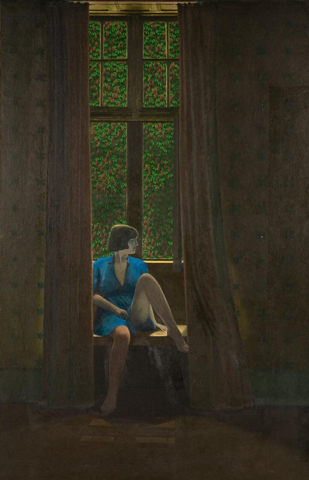 David Inshaw comparable auction result: david inshaw british b 1943 the room in cambridge c 1976 78