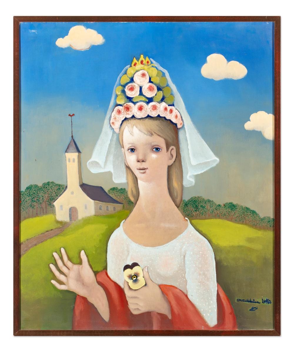 Madeleine Luka comparable auction result: madeleine luka france french 1894 bride