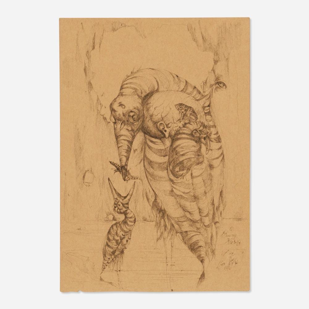 Leon Kelly comparable auction result: leon kelly untitled