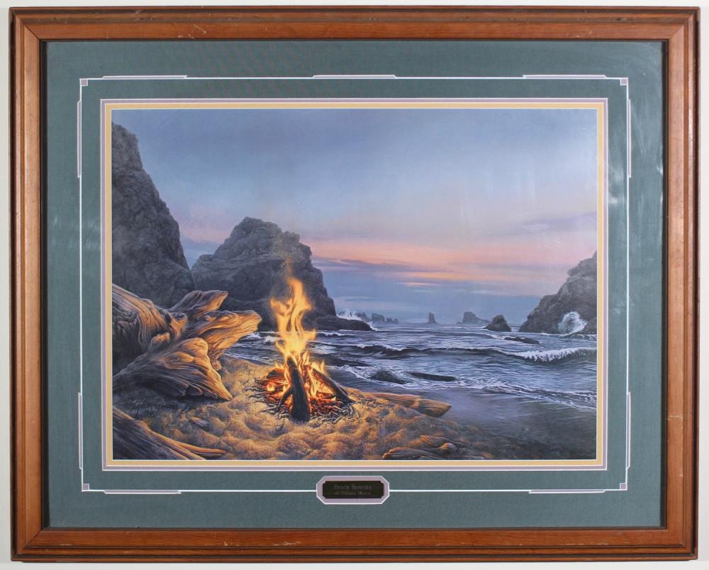Stephen Lyman comparable auction result: stephen lyman two offset lithographs