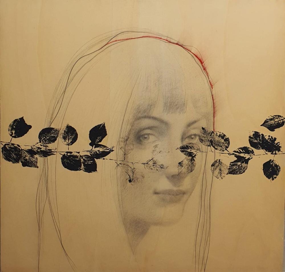 Omar Galliani comparable auction result: omar galliani nuovi fiori 2005