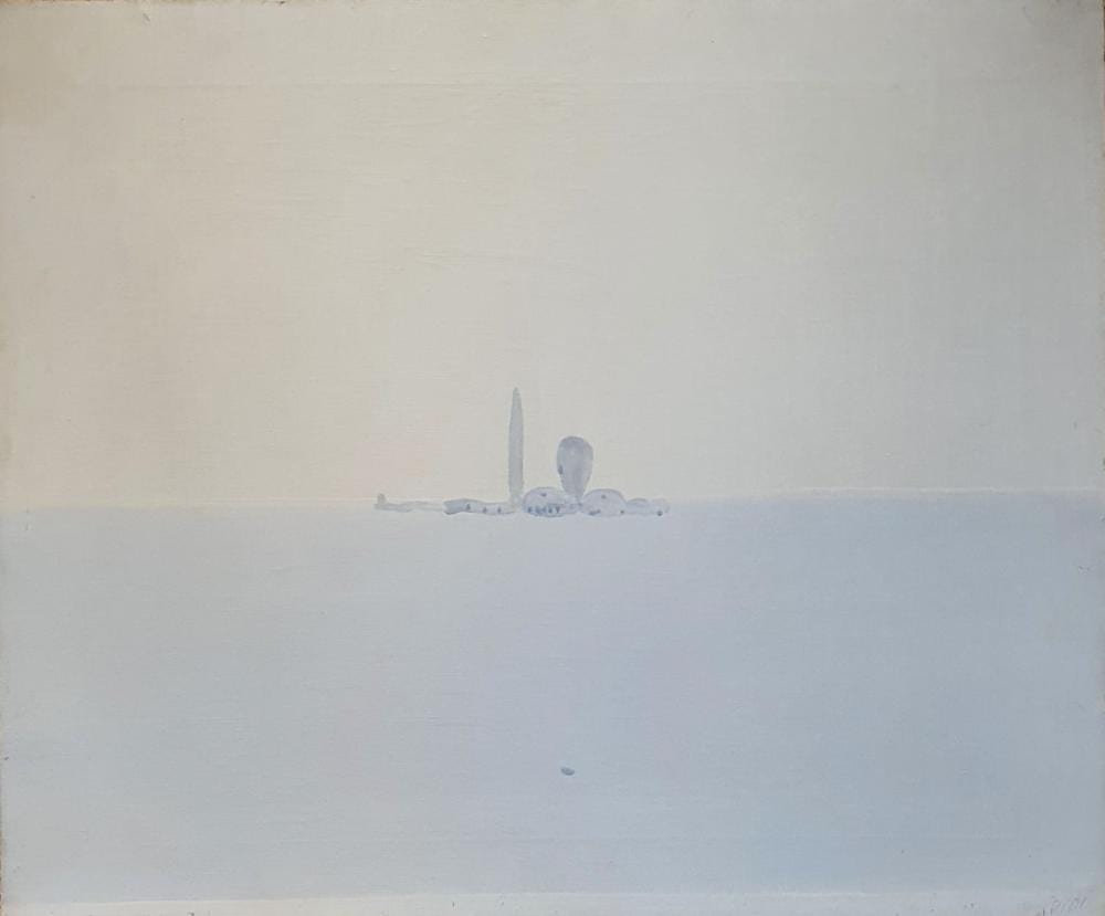 Virgilio Guidi comparable auction result: virgilio guidi marina 1968