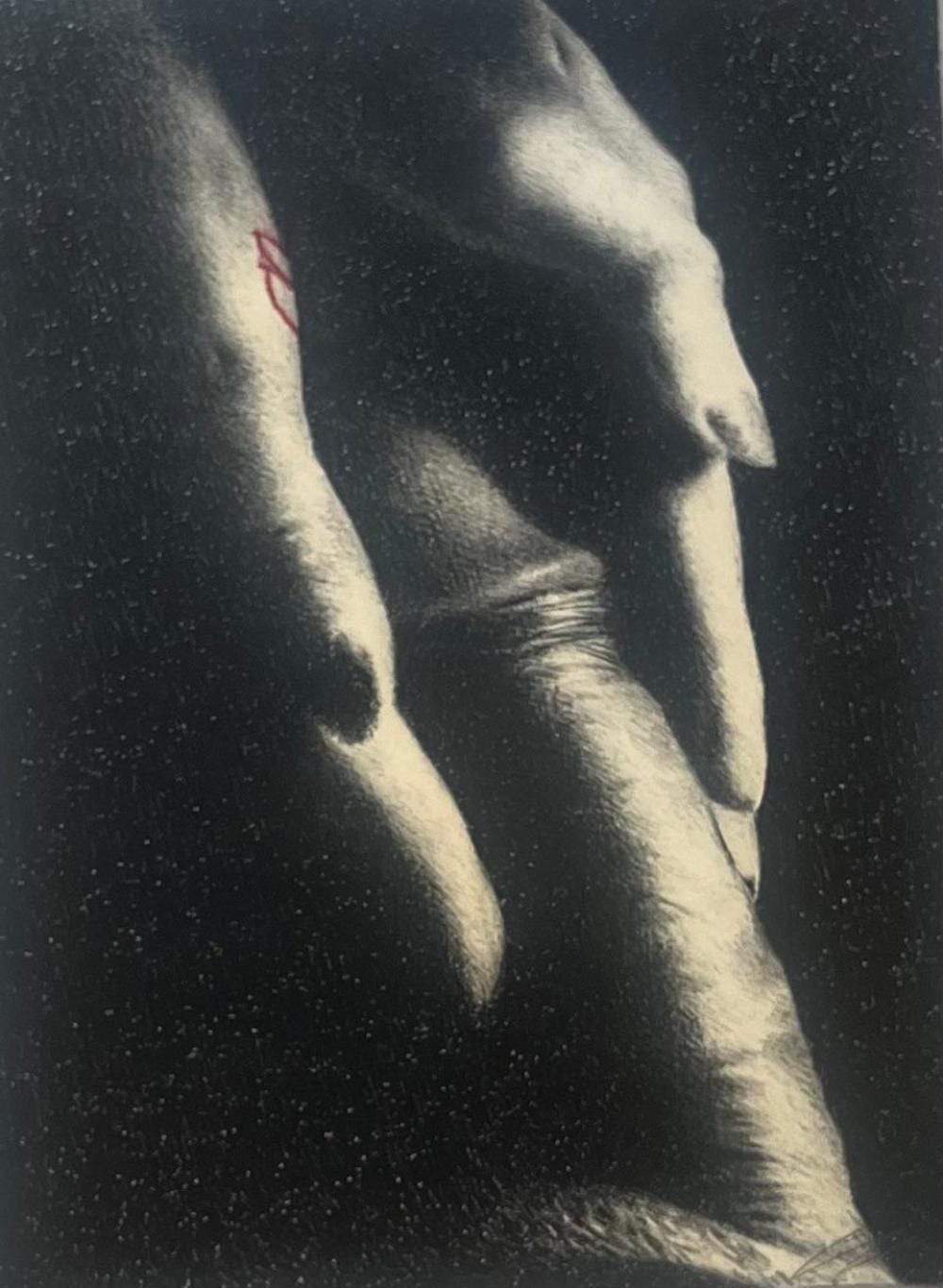 Omar Galliani comparable auction result: omar galliani la figlia era nuda 2005