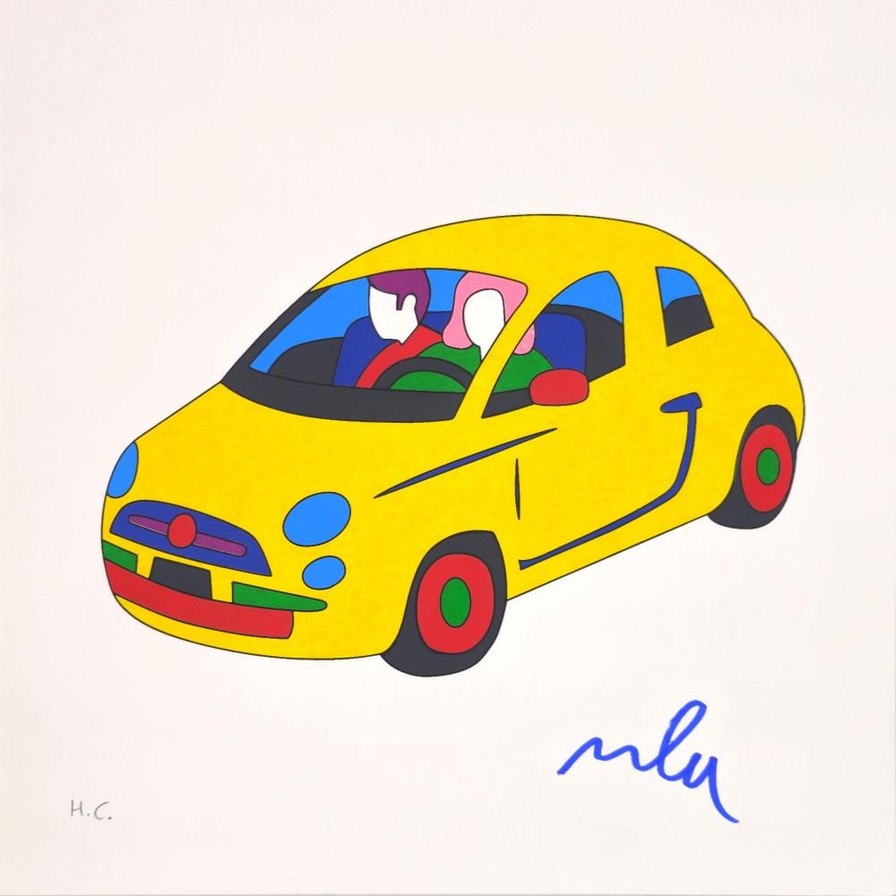 Marco Lodola comparable auction result: marco lodola 500 gialla
