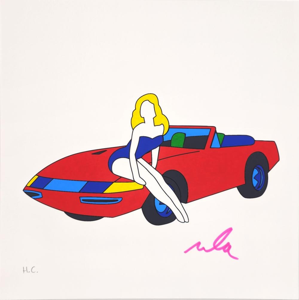 Marco Lodola comparable auction result: marco lodola pin up