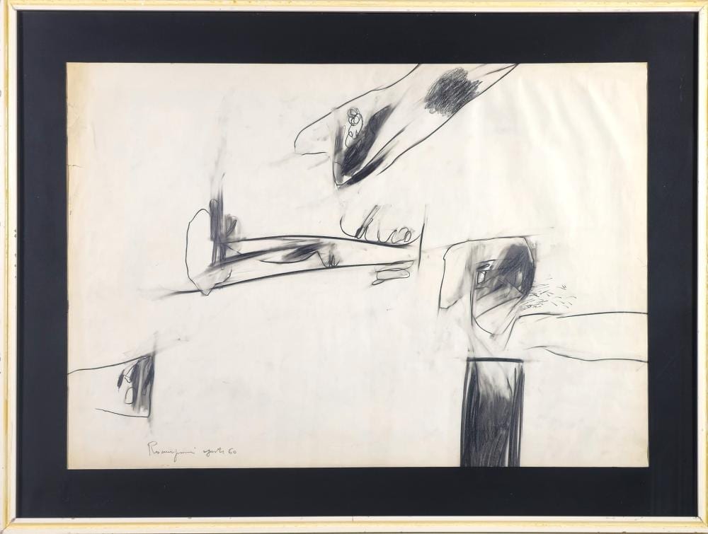 Bepi Romagnoni comparable auction result: bepi romagnoni senza titolo 1960