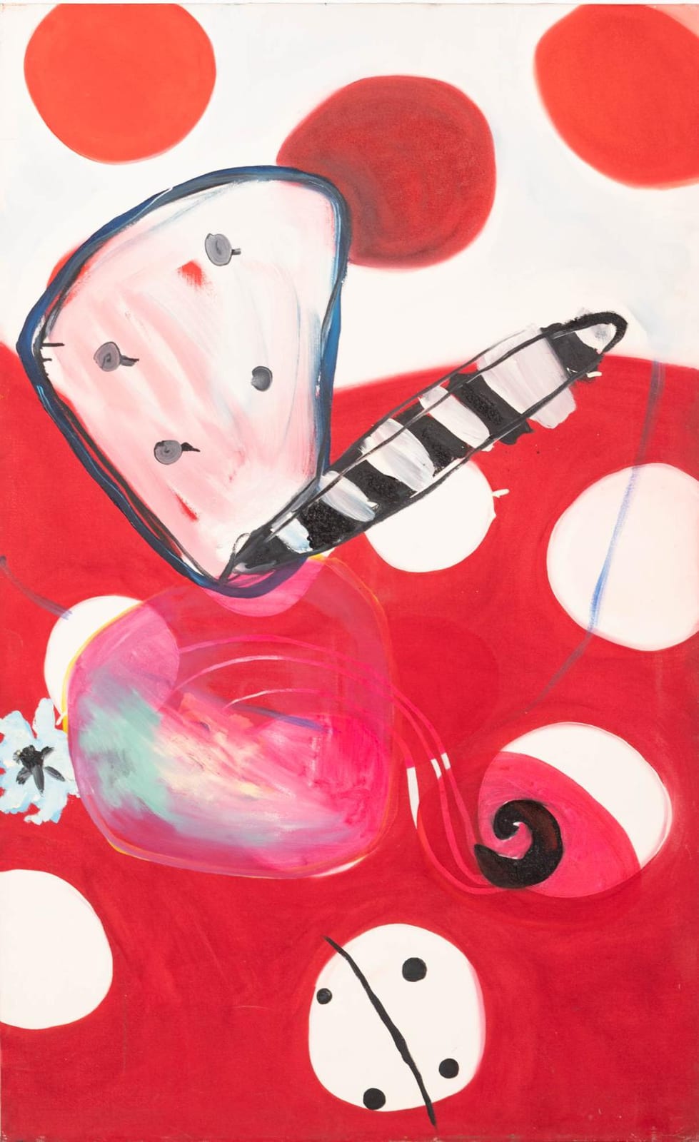 Sofia Areal comparable auction result: sofia areal composi o abstrata leo sobre tela dim aprox 80 x 13 cm