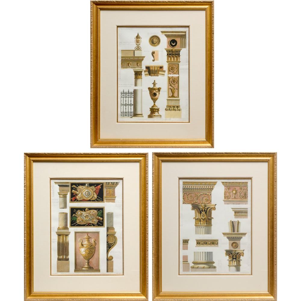 Robert Adam comparable auction result: robert adam after large architectural prints