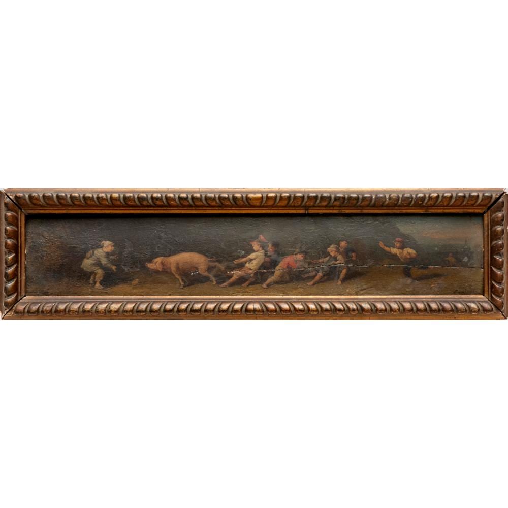 George Morland comparable auction result: george morland circle oil on panel