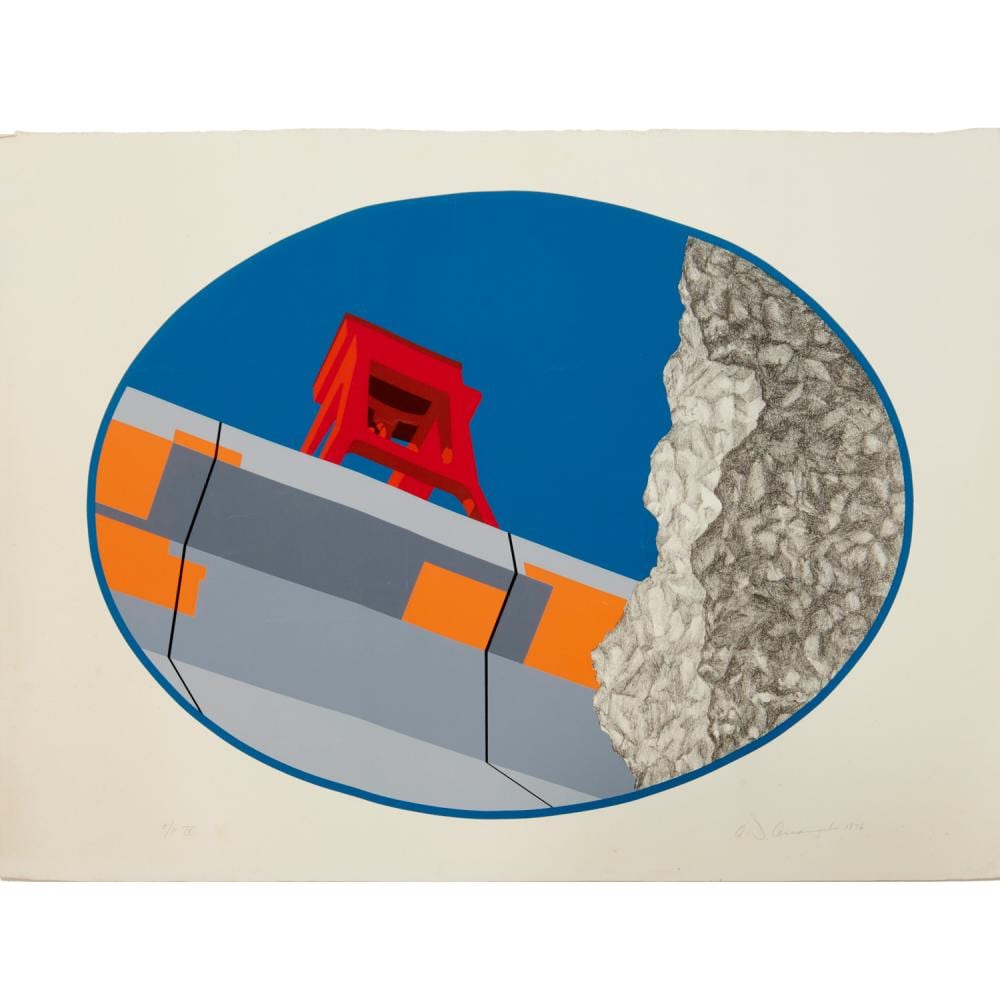 allan d arcangelo lithograph silkscreen 1976 · Millea Bros Ltd · 2026-05-14 Allan D' Arcangelo comparable auction result: allan d arcangelo lithograph silkscreen 1976
