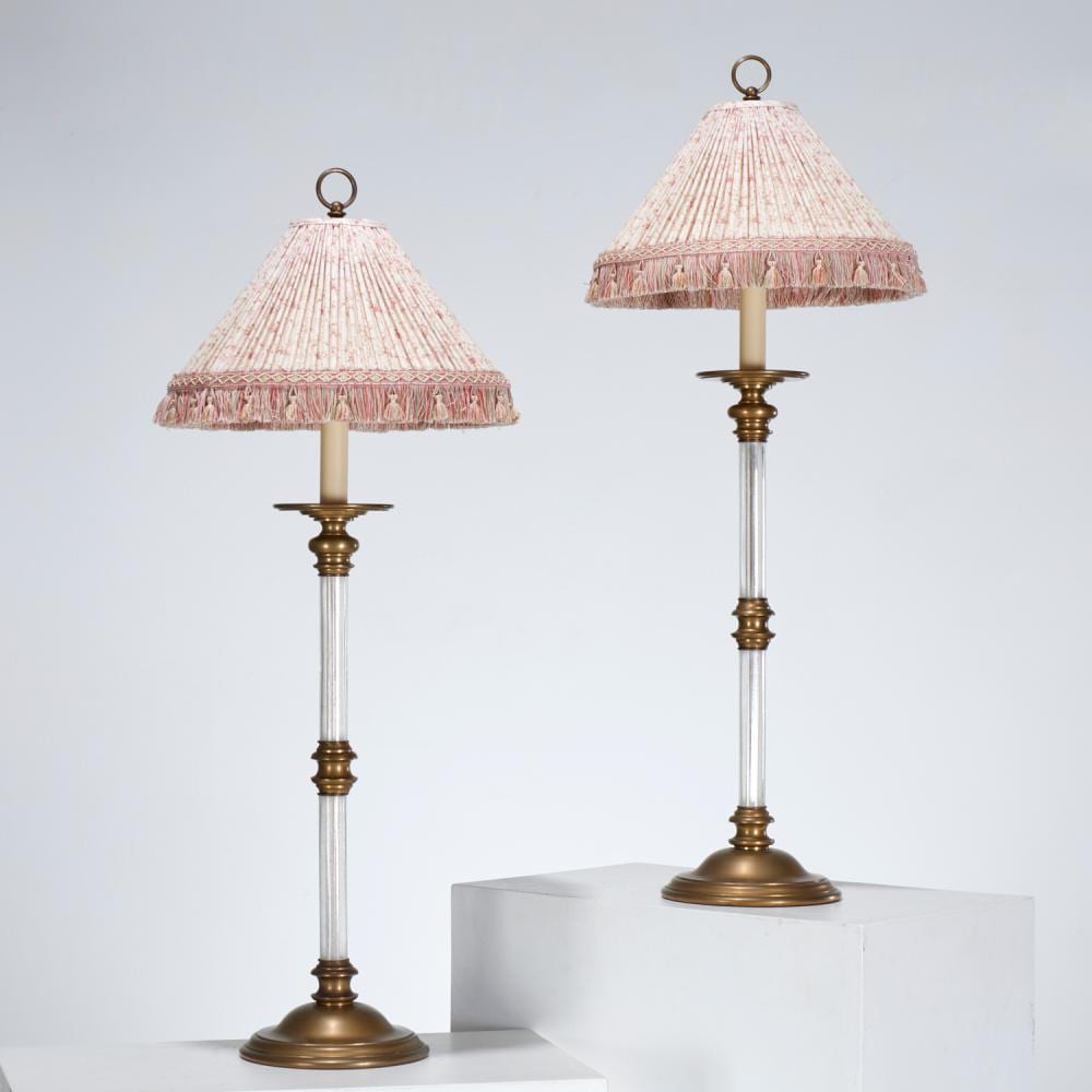 chapman pair brass glass candlestick lamps · Millea Bros Ltd · 2026-05-14 Chapman (1871) comparable auction result: chapman pair brass glass candlestick lamps