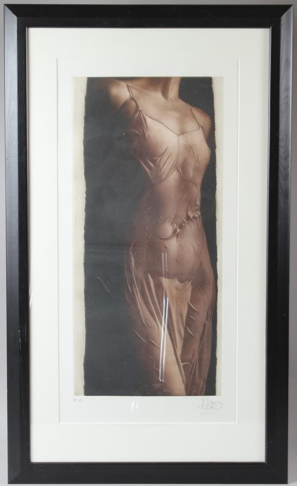 Willi Kissmer comparable auction result: willi kissmer 1951 2018 woman in a negligee print signed in pencil 57 5 x 27cm