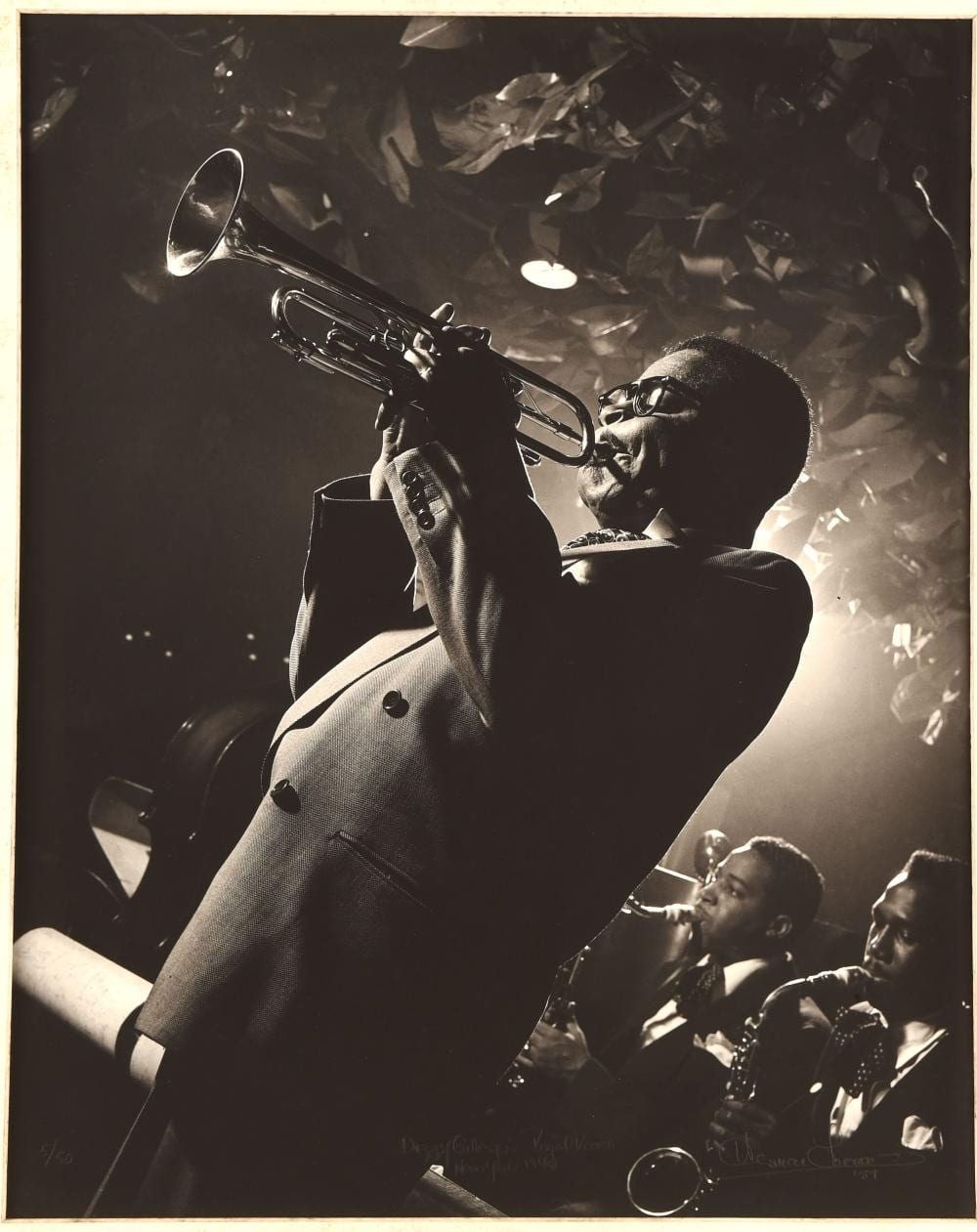 Herman Leonard comparable auction result: herman leonard american 1923 2010 dizzy gilles
