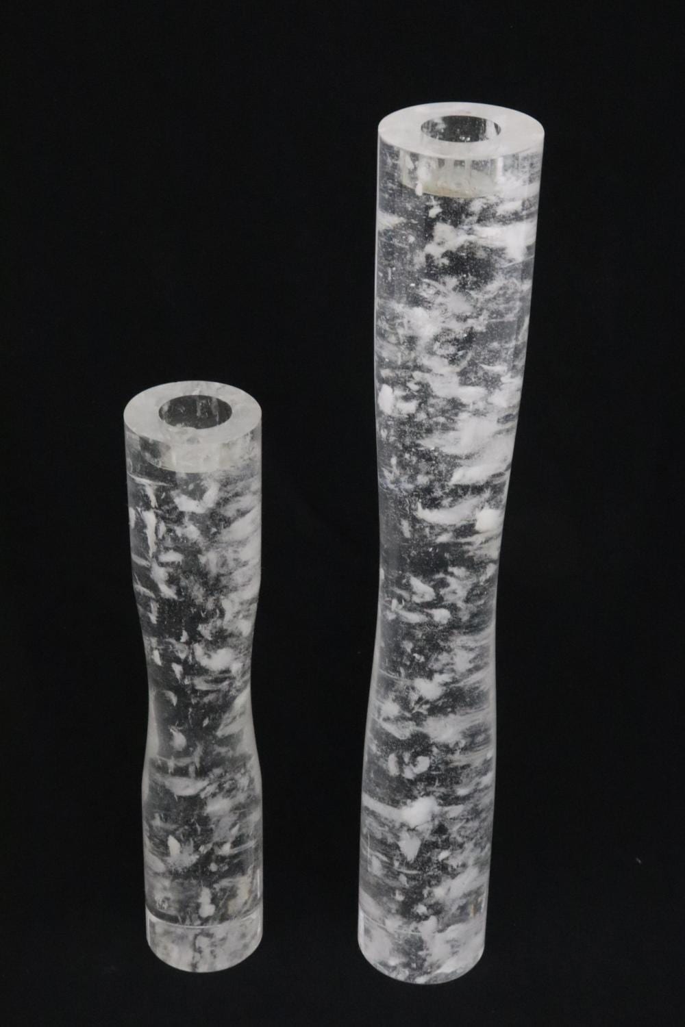2 tall rock crystal candle holders by robert kuo · International Auction Gallery · 2026-05-11 Robert Kuo comparable auction result: 2 tall rock crystal candle holders by robert kuo