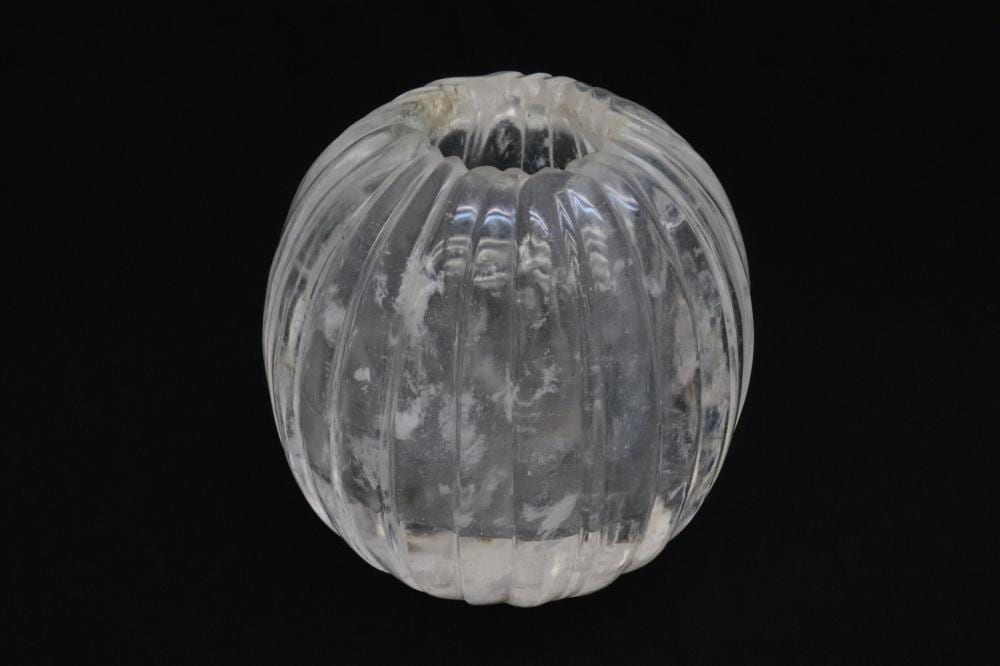 heavy rock crystal bowl candle holder by robert kuo · International Auction Gallery · 2026-05-11 Robert Kuo comparable auction result: heavy rock crystal bowl candle holder by robert kuo