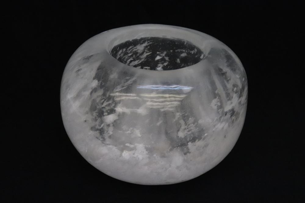 heavy rock crystal bowl candle holder by robert kuo · International Auction Gallery · 2026-05-11 Robert Kuo comparable auction result: heavy rock crystal bowl candle holder by robert kuo