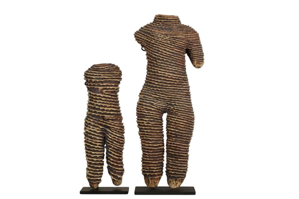 Michele Oka Doner comparable auction result: michele oka doner b 1945 wrapped torso sculptures