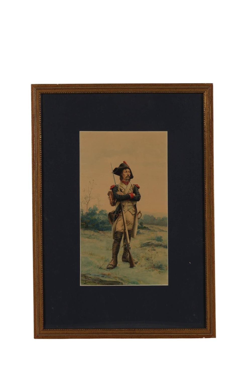 Paul Grolleron comparable auction result: paul grolleron 1848 1901 watercolor painting