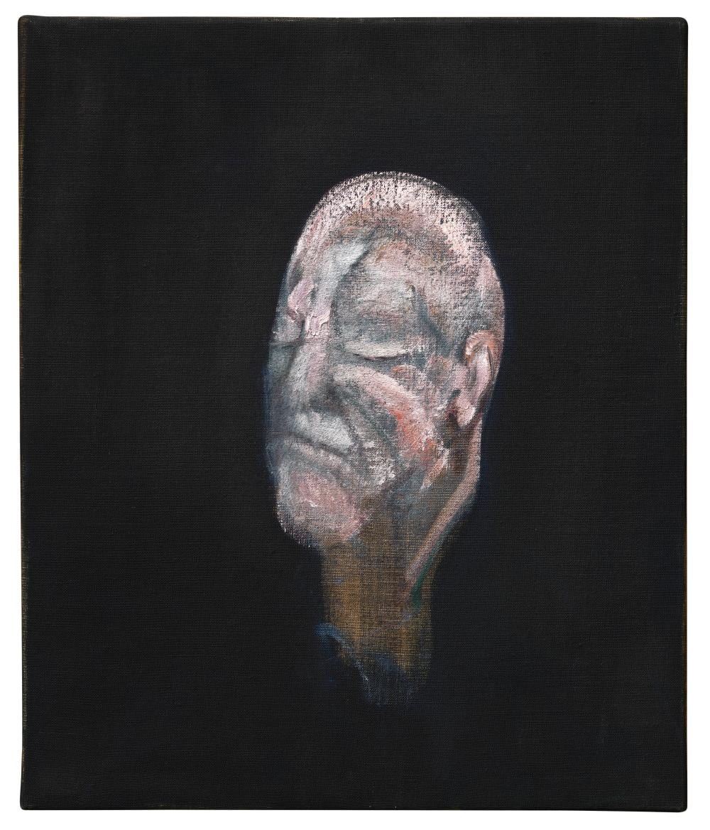 Francis Bacon (1909-1992). Study for Portrait I (after the Life Mask of Wil comparable sale